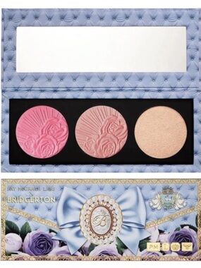 Pat McGrath x Bridgerton, Divine Blush Glow Trio: Blush & highlighter Palette